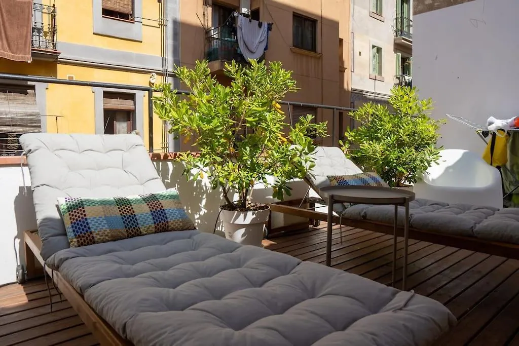 Penthouse With Rooftop Apartment In The Barceloneta - Barcelona 0*,