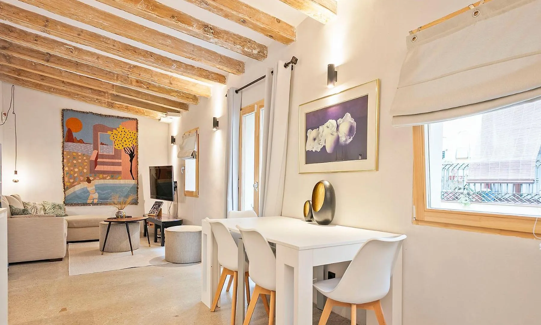 Penthouse With Rooftop Apartment In The Barceloneta - Barcelona